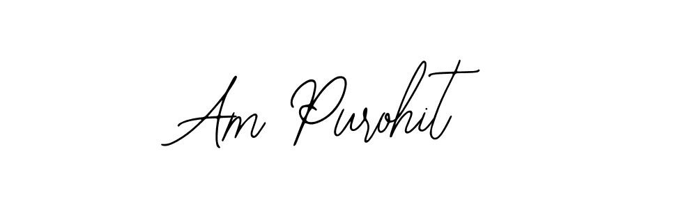 Am Purohit stylish signature style. Best Handwritten Sign (Bearetta-2O07w) for my name. Handwritten Signature Collection Ideas for my name Am Purohit. Am Purohit signature style 12 images and pictures png