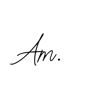 Use a signature maker to create a handwritten signature online. With this signature software, you can design (Bearetta-2O07w) your own signature for name Am.. Am. signature style 12 images and pictures png