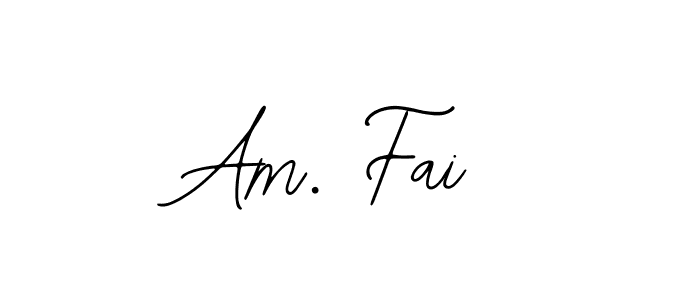 Design your own signature with our free online signature maker. With this signature software, you can create a handwritten (Bearetta-2O07w) signature for name Am. Fai. Am. Fai signature style 12 images and pictures png