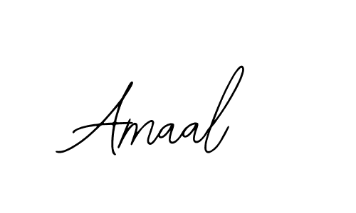 Use a signature maker to create a handwritten signature online. With this signature software, you can design (Bearetta-2O07w) your own signature for name Amaal. Amaal signature style 12 images and pictures png