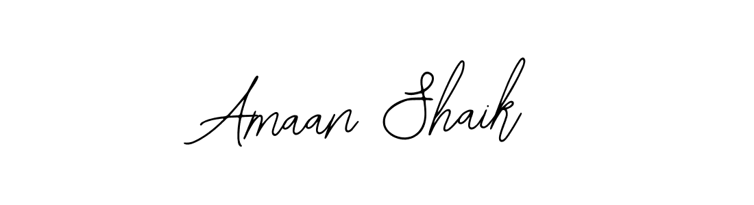Design your own signature with our free online signature maker. With this signature software, you can create a handwritten (Bearetta-2O07w) signature for name Amaan Shaik. Amaan Shaik signature style 12 images and pictures png