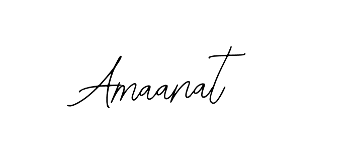 How to make Amaanat name signature. Use Bearetta-2O07w style for creating short signs online. This is the latest handwritten sign. Amaanat signature style 12 images and pictures png