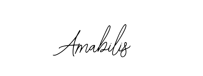 How to make Amabilis signature? Bearetta-2O07w is a professional autograph style. Create handwritten signature for Amabilis name. Amabilis signature style 12 images and pictures png