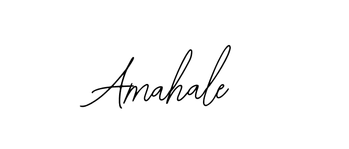 Design your own signature with our free online signature maker. With this signature software, you can create a handwritten (Bearetta-2O07w) signature for name Amahale. Amahale signature style 12 images and pictures png