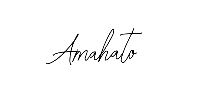 Make a beautiful signature design for name Amahato. With this signature (Bearetta-2O07w) style, you can create a handwritten signature for free. Amahato signature style 12 images and pictures png