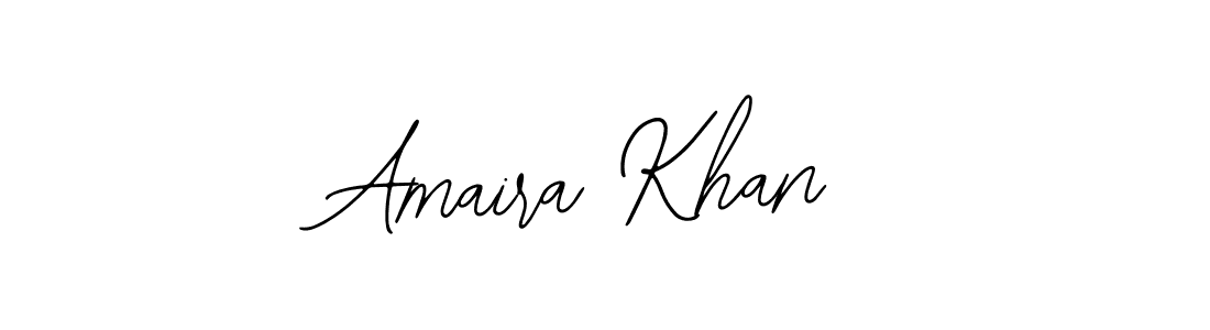 The best way (Bearetta-2O07w) to make a short signature is to pick only two or three words in your name. The name Amaira Khan include a total of six letters. For converting this name. Amaira Khan signature style 12 images and pictures png
