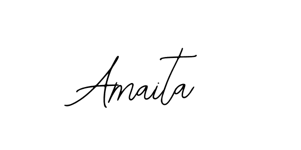Use a signature maker to create a handwritten signature online. With this signature software, you can design (Bearetta-2O07w) your own signature for name Amaita. Amaita signature style 12 images and pictures png