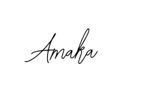 You should practise on your own different ways (Bearetta-2O07w) to write your name (Amaka) in signature. don't let someone else do it for you. Amaka signature style 12 images and pictures png