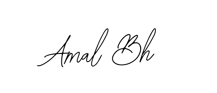 Design your own signature with our free online signature maker. With this signature software, you can create a handwritten (Bearetta-2O07w) signature for name Amal Bh. Amal Bh signature style 12 images and pictures png