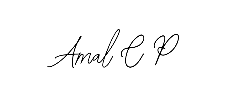 You should practise on your own different ways (Bearetta-2O07w) to write your name (Amal C P) in signature. don't let someone else do it for you. Amal C P signature style 12 images and pictures png