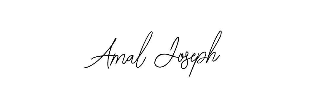 Design your own signature with our free online signature maker. With this signature software, you can create a handwritten (Bearetta-2O07w) signature for name Amal Joseph. Amal Joseph signature style 12 images and pictures png