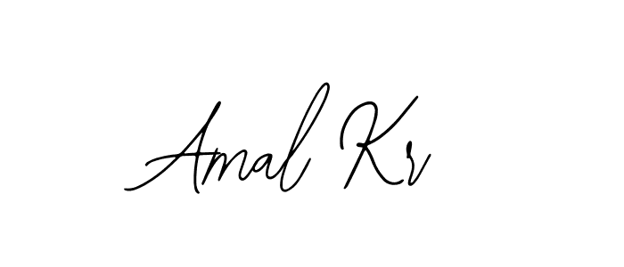 Design your own signature with our free online signature maker. With this signature software, you can create a handwritten (Bearetta-2O07w) signature for name Amal Kr. Amal Kr signature style 12 images and pictures png