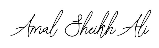 The Bearetta-2O07w lettering style adds unique flourish to name Amal Sheikh Ali. Stand out with a custom digital autograph made in seconds. Amal Sheikh Ali signature style 12 images and pictures png