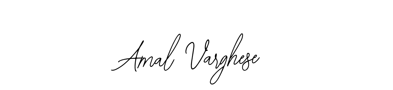 Bearetta-2O07w is a professional signature style that is perfect for those who want to add a touch of class to their signature. It is also a great choice for those who want to make their signature more unique. Get Amal Varghese name to fancy signature for free. Amal Varghese signature style 12 images and pictures png