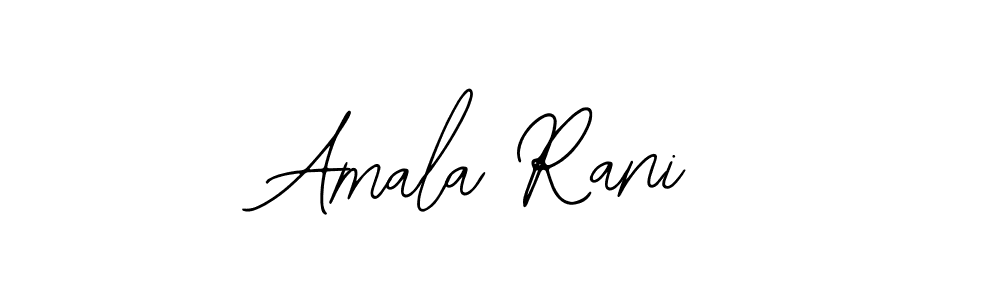 How to make Amala Rani name signature. Use Bearetta-2O07w style for creating short signs online. This is the latest handwritten sign. Amala Rani signature style 12 images and pictures png