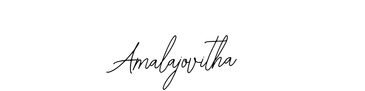 Use a signature maker to create a handwritten signature online. With this signature software, you can design (Bearetta-2O07w) your own signature for name Amalajovitha. Amalajovitha signature style 12 images and pictures png