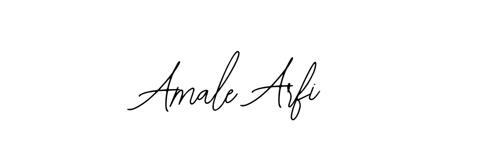 Use a signature maker to create a handwritten signature online. With this signature software, you can design (Bearetta-2O07w) your own signature for name Amale Arfi. Amale Arfi signature style 12 images and pictures png