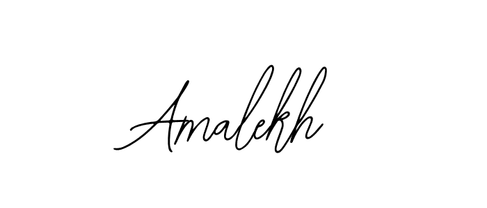 The best way (Bearetta-2O07w) to make a short signature is to pick only two or three words in your name. The name Amalekh include a total of six letters. For converting this name. Amalekh signature style 12 images and pictures png