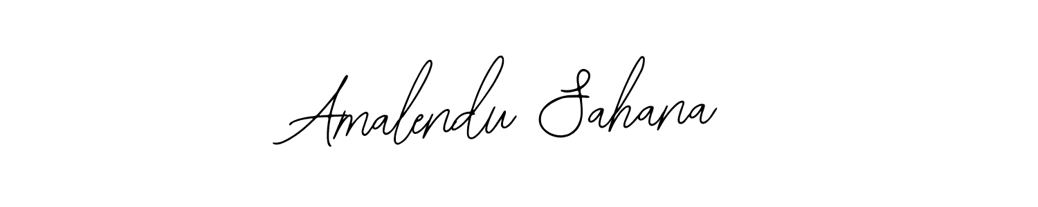 How to make Amalendu Sahana signature? Bearetta-2O07w is a professional autograph style. Create handwritten signature for Amalendu Sahana name. Amalendu Sahana signature style 12 images and pictures png
