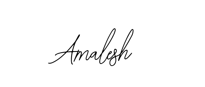 How to make Amalesh signature? Bearetta-2O07w is a professional autograph style. Create handwritten signature for Amalesh name. Amalesh signature style 12 images and pictures png