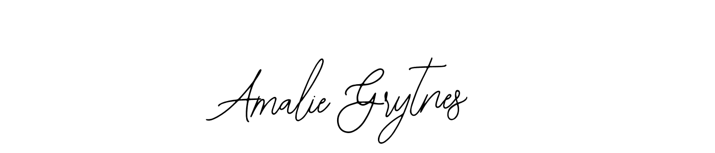 You should practise on your own different ways (Bearetta-2O07w) to write your name (Amalie Grytnes) in signature. don't let someone else do it for you. Amalie Grytnes signature style 12 images and pictures png