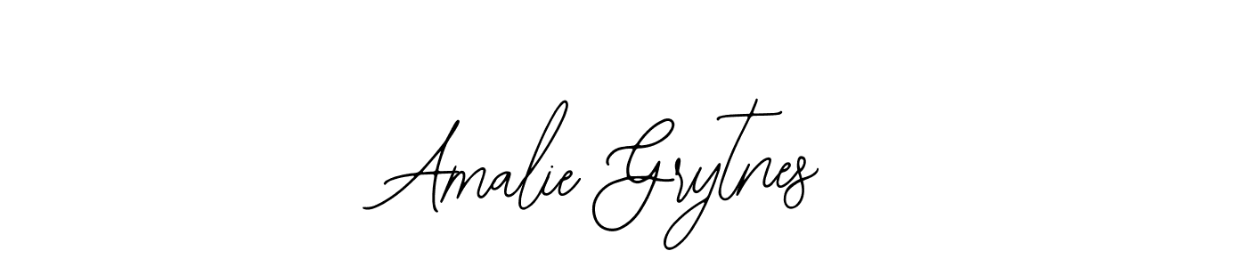 You should practise on your own different ways (Bearetta-2O07w) to write your name (Amalie Grytnes) in signature. don't let someone else do it for you. Amalie Grytnes signature style 12 images and pictures png