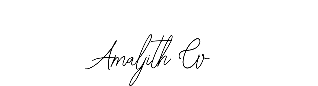 Amaljith Cv stylish signature style. Best Handwritten Sign (Bearetta-2O07w) for my name. Handwritten Signature Collection Ideas for my name Amaljith Cv. Amaljith Cv signature style 12 images and pictures png