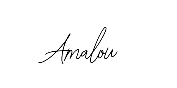 How to make Amalou name signature. Use Bearetta-2O07w style for creating short signs online. This is the latest handwritten sign. Amalou signature style 12 images and pictures png
