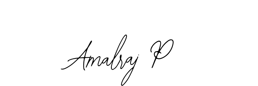 Use a signature maker to create a handwritten signature online. With this signature software, you can design (Bearetta-2O07w) your own signature for name Amalraj P. Amalraj P signature style 12 images and pictures png