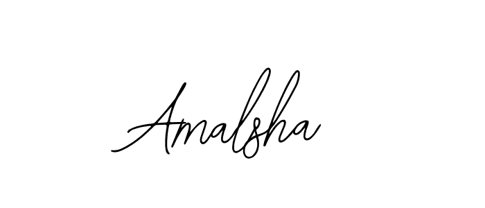 Amalsha stylish signature style. Best Handwritten Sign (Bearetta-2O07w) for my name. Handwritten Signature Collection Ideas for my name Amalsha. Amalsha signature style 12 images and pictures png