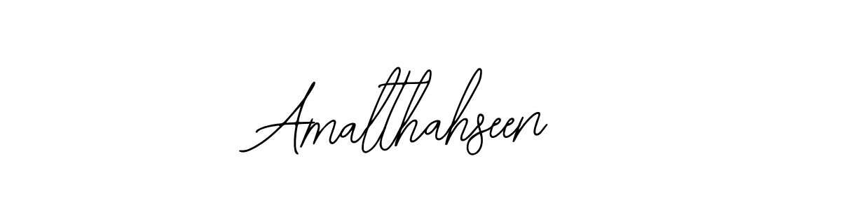 Design your own signature with our free online signature maker. With this signature software, you can create a handwritten (Bearetta-2O07w) signature for name Amalthahseen. Amalthahseen signature style 12 images and pictures png