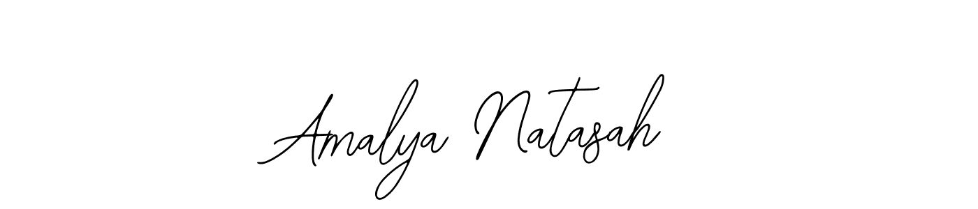 Design your own signature with our free online signature maker. With this signature software, you can create a handwritten (Bearetta-2O07w) signature for name Amalya Natasah. Amalya Natasah signature style 12 images and pictures png