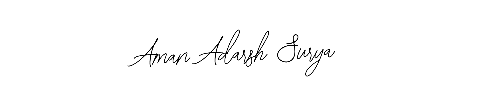 The best way (Bearetta-2O07w) to make a short signature is to pick only two or three words in your name. The name Aman Adarsh Surya include a total of six letters. For converting this name. Aman Adarsh Surya signature style 12 images and pictures png