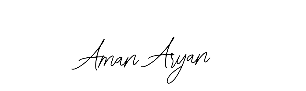 Also we have Aman Aryan name is the best signature style. Create professional handwritten signature collection using Bearetta-2O07w autograph style. Aman Aryan signature style 12 images and pictures png