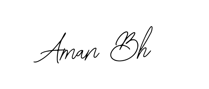 You should practise on your own different ways (Bearetta-2O07w) to write your name (Aman Bh) in signature. don't let someone else do it for you. Aman Bh signature style 12 images and pictures png