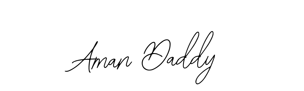 Create a beautiful signature design for name Aman Daddy. With this signature (Bearetta-2O07w) fonts, you can make a handwritten signature for free. Aman Daddy signature style 12 images and pictures png