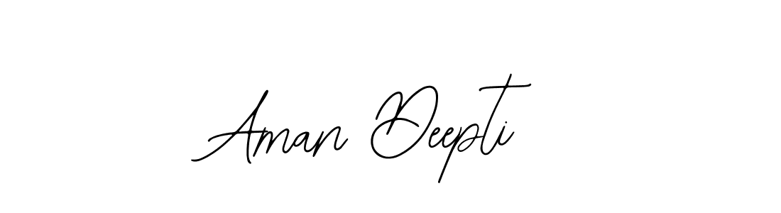 Aman Deepti stylish signature style. Best Handwritten Sign (Bearetta-2O07w) for my name. Handwritten Signature Collection Ideas for my name Aman Deepti. Aman Deepti signature style 12 images and pictures png