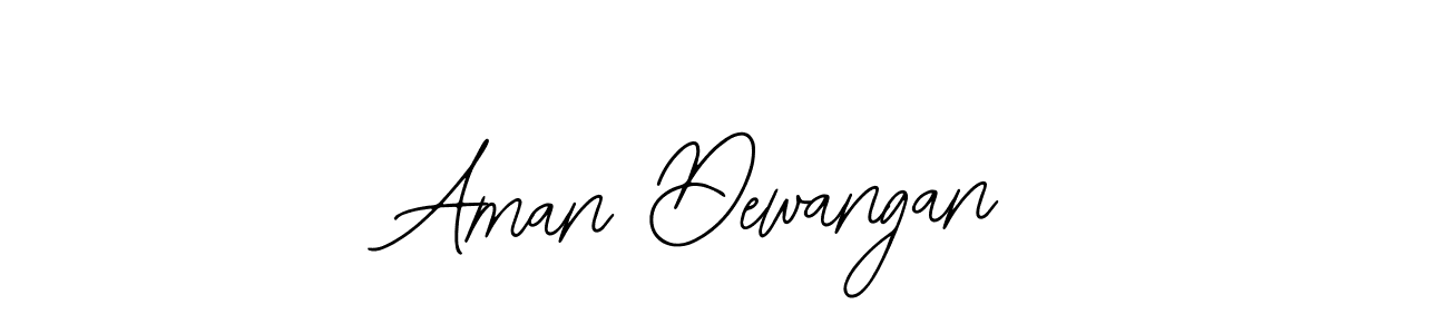 You should practise on your own different ways (Bearetta-2O07w) to write your name (Aman Dewangan) in signature. don't let someone else do it for you. Aman Dewangan signature style 12 images and pictures png