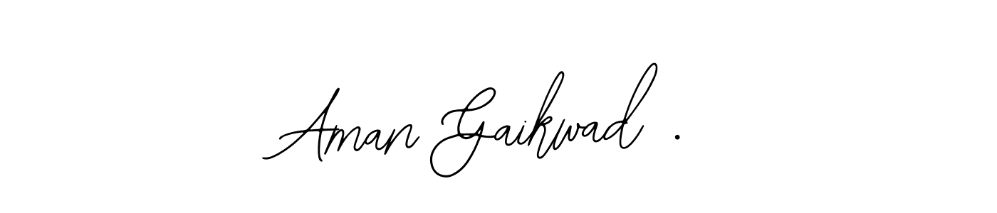 Create a beautiful signature design for name Aman Gaikwad .. With this signature (Bearetta-2O07w) fonts, you can make a handwritten signature for free. Aman Gaikwad . signature style 12 images and pictures png