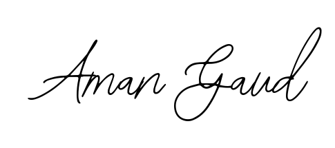 Designed for modern professionals: Aman Gaud name signature crafted with Bearetta-2O07w script. Ready for digital PDF workflows. Aman Gaud signature style 12 images and pictures png