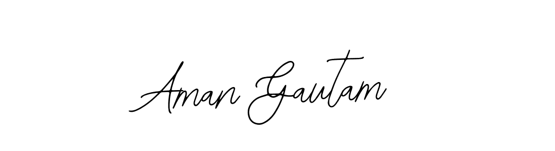 Make a beautiful signature design for name Aman Gautam. With this signature (Bearetta-2O07w) style, you can create a handwritten signature for free. Aman Gautam signature style 12 images and pictures png