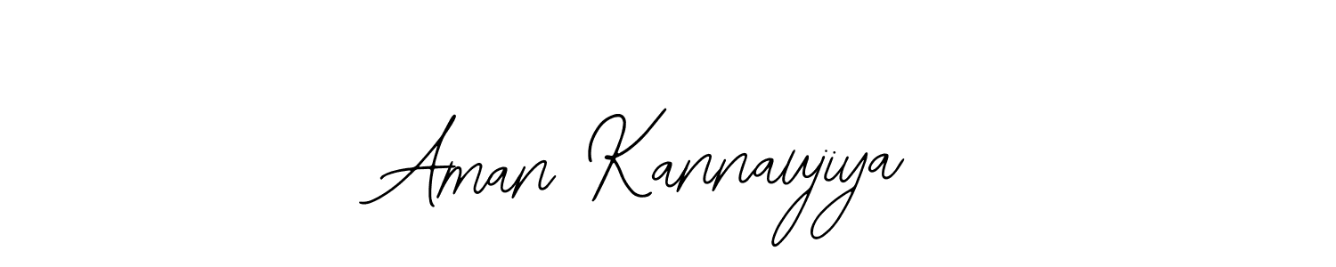 Also You can easily find your signature by using the search form. We will create Aman Kannaujiya name handwritten signature images for you free of cost using Bearetta-2O07w sign style. Aman Kannaujiya signature style 12 images and pictures png