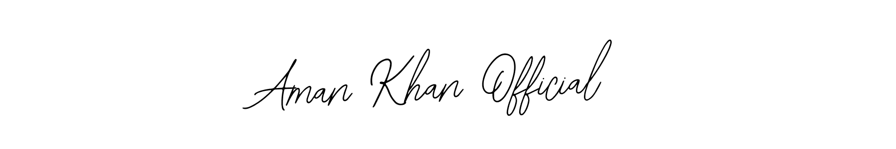 Similarly Bearetta-2O07w is the best handwritten signature design. Signature creator online .You can use it as an online autograph creator for name Aman Khan Official. Aman Khan Official signature style 12 images and pictures png