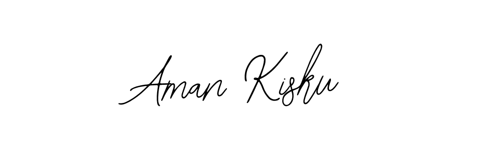 Use a signature maker to create a handwritten signature online. With this signature software, you can design (Bearetta-2O07w) your own signature for name Aman Kisku. Aman Kisku signature style 12 images and pictures png