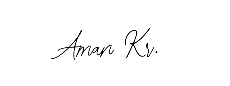 Use a signature maker to create a handwritten signature online. With this signature software, you can design (Bearetta-2O07w) your own signature for name Aman Kr.. Aman Kr. signature style 12 images and pictures png