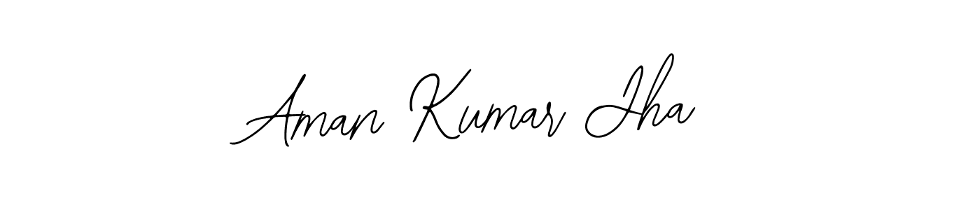 How to make Aman Kumar Jha signature? Bearetta-2O07w is a professional autograph style. Create handwritten signature for Aman Kumar Jha name. Aman Kumar Jha signature style 12 images and pictures png