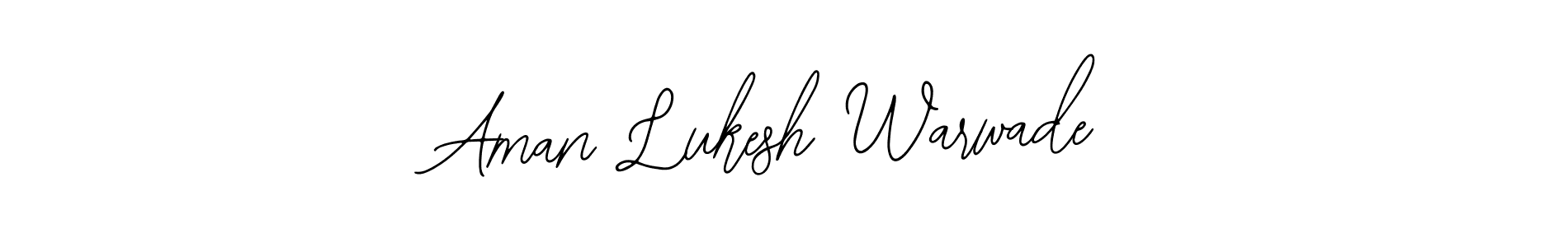 Design your own signature with our free online signature maker. With this signature software, you can create a handwritten (Bearetta-2O07w) signature for name Aman Lukesh Warwade. Aman Lukesh Warwade signature style 12 images and pictures png