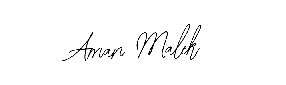 Similarly Bearetta-2O07w is the best handwritten signature design. Signature creator online .You can use it as an online autograph creator for name Aman Malek. Aman Malek signature style 12 images and pictures png