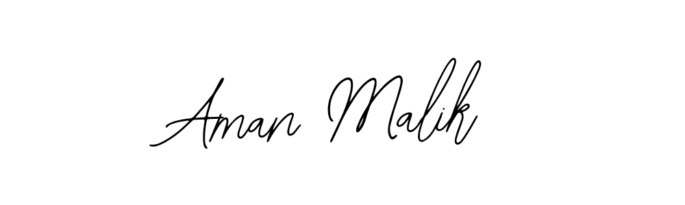 How to make Aman Malik signature? Bearetta-2O07w is a professional autograph style. Create handwritten signature for Aman Malik name. Aman Malik signature style 12 images and pictures png