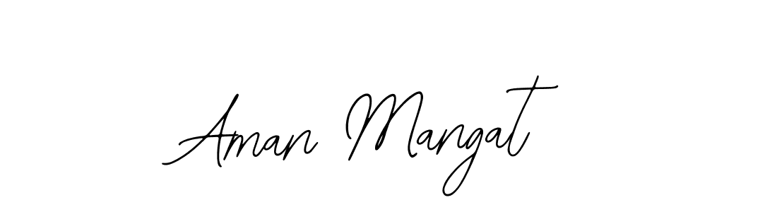 if you are searching for the best signature style for your name Aman Mangat. so please give up your signature search. here we have designed multiple signature styles  using Bearetta-2O07w. Aman Mangat signature style 12 images and pictures png